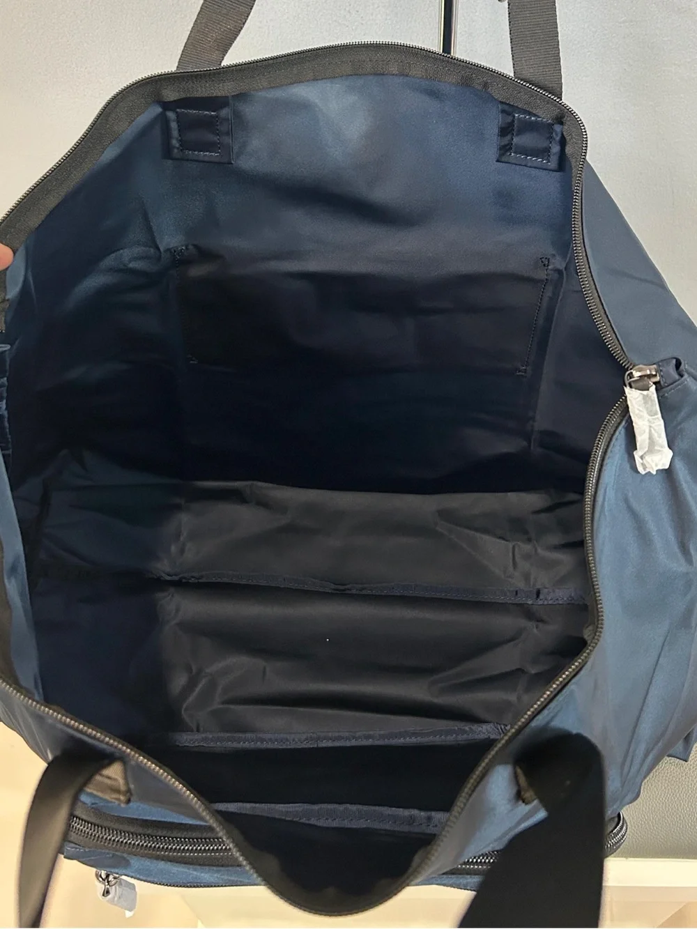NWT TUMI Packable/Foldable Tote Navy Blue